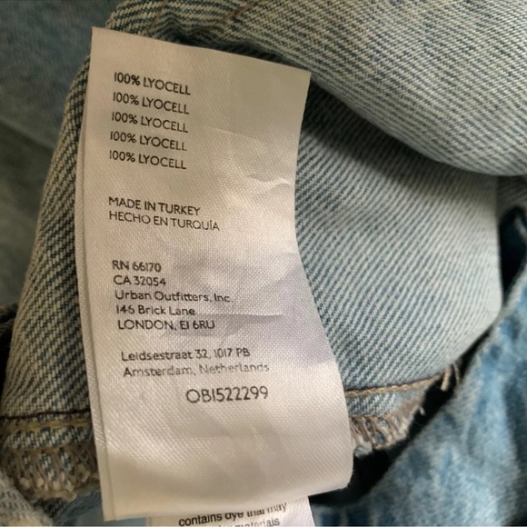 Free People Straight Leg Jeans - Light Blue - Picture 12 of 12